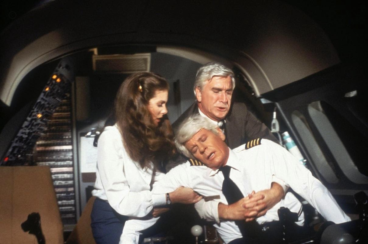 Airplane! Julie Hagerty & Peter Graves & Leslie Nielsen.jpg