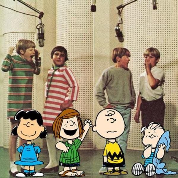 Original voice actors of the peanuts, 1960s..jpg