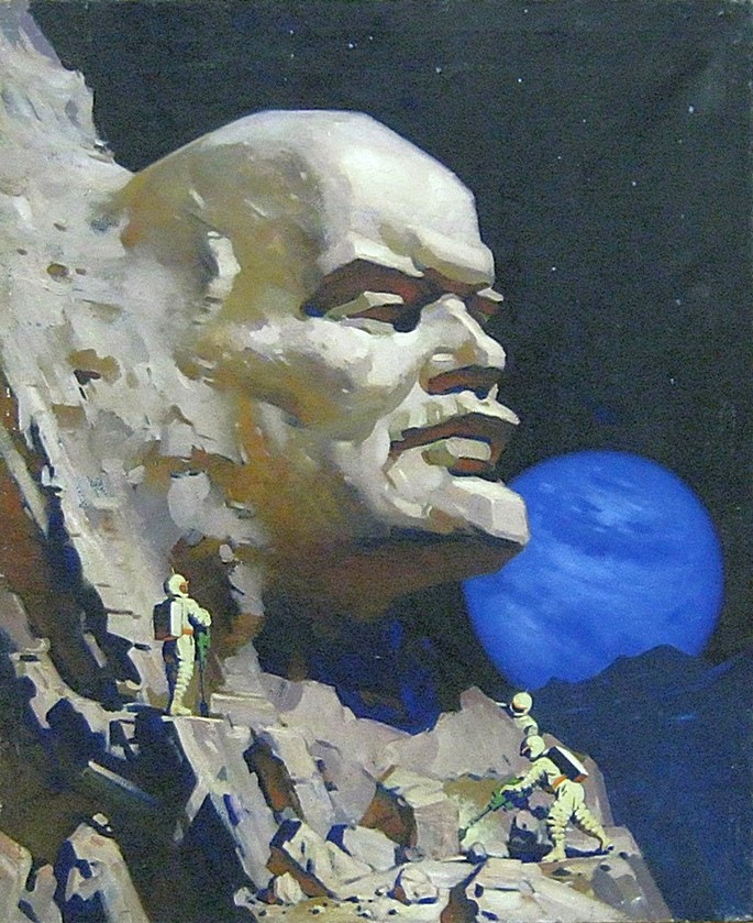 Hawai Vyacheslav Aleksandrovich (1911-1977). Lenin on the moon. 1960.jpg