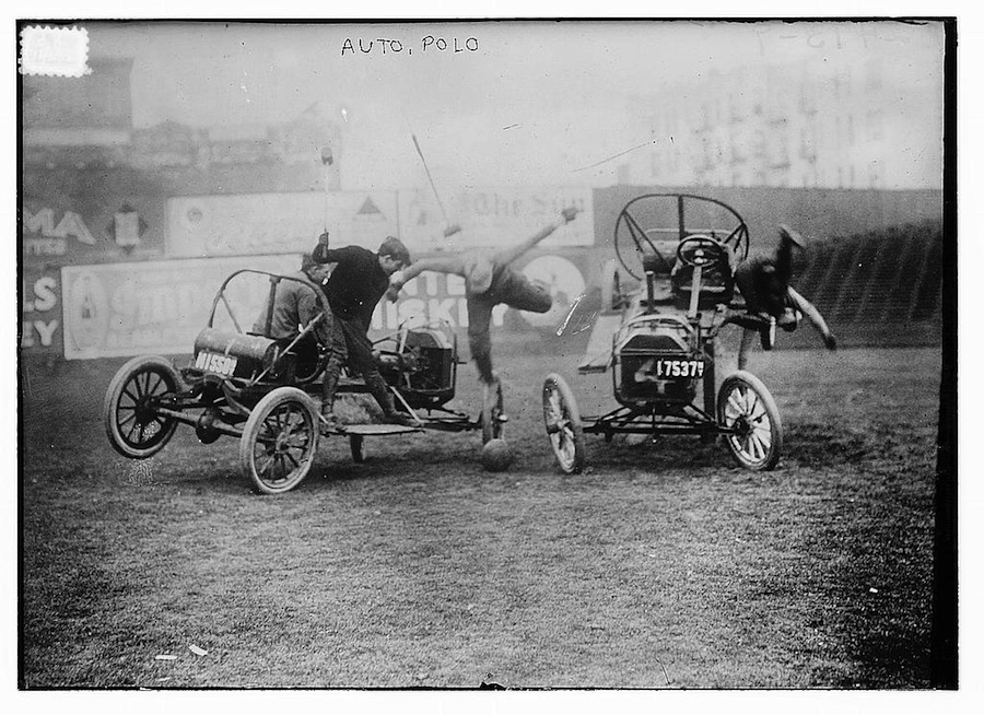 Auto polo invented in the United States was popular in the 1910s and 1920s.jpg