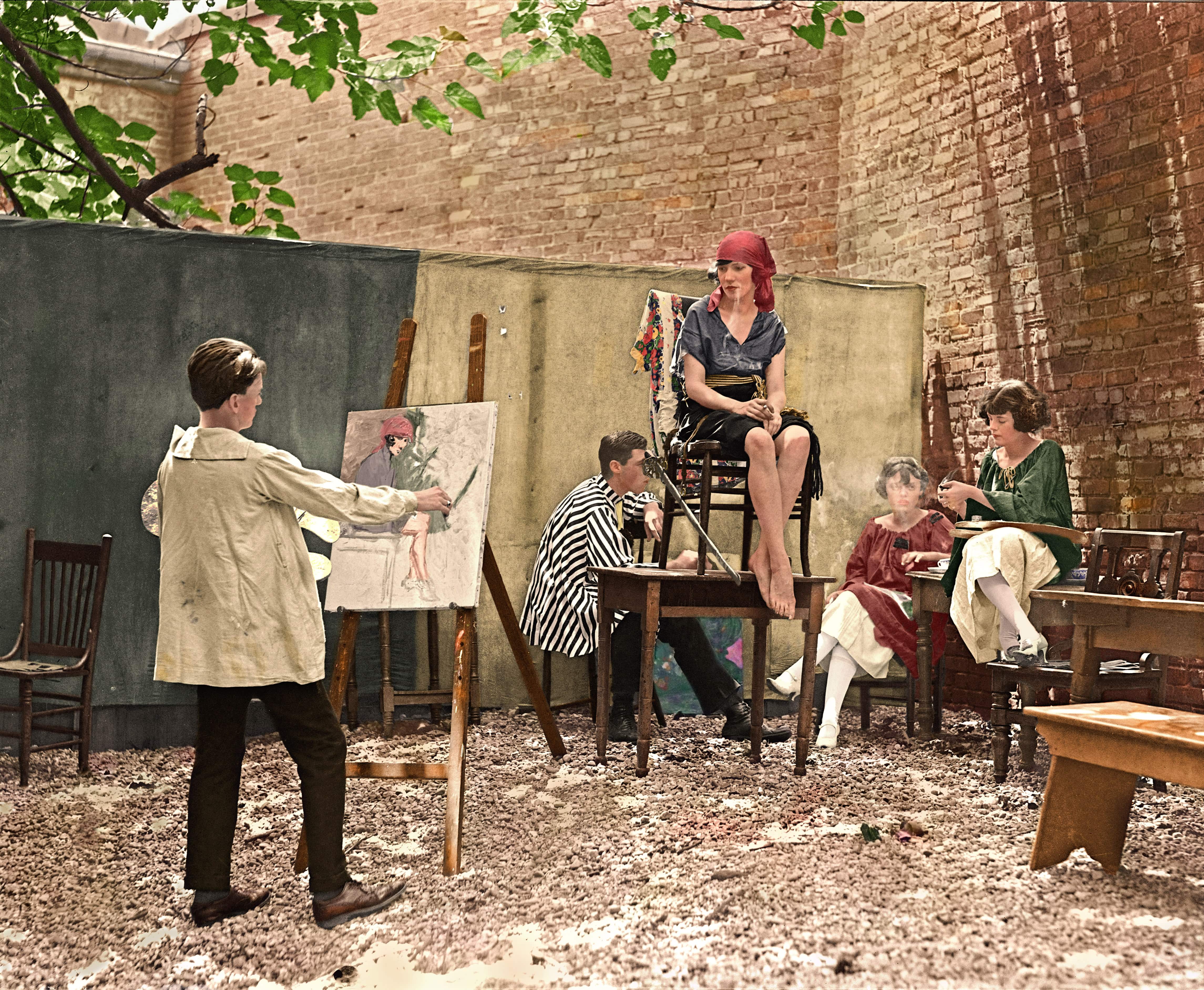 Members of the Krazy Kat Klub, Washington DC, July 1921.jpg