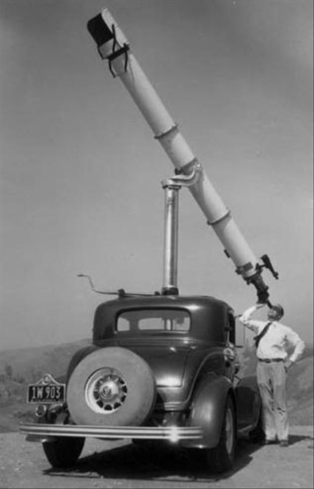 This 9.5 refractor telescope was originally mounted on automobile owned by Ed Turner of Whittier California in 1933, and sold to Griffith Obsevartory in 1954.jpg