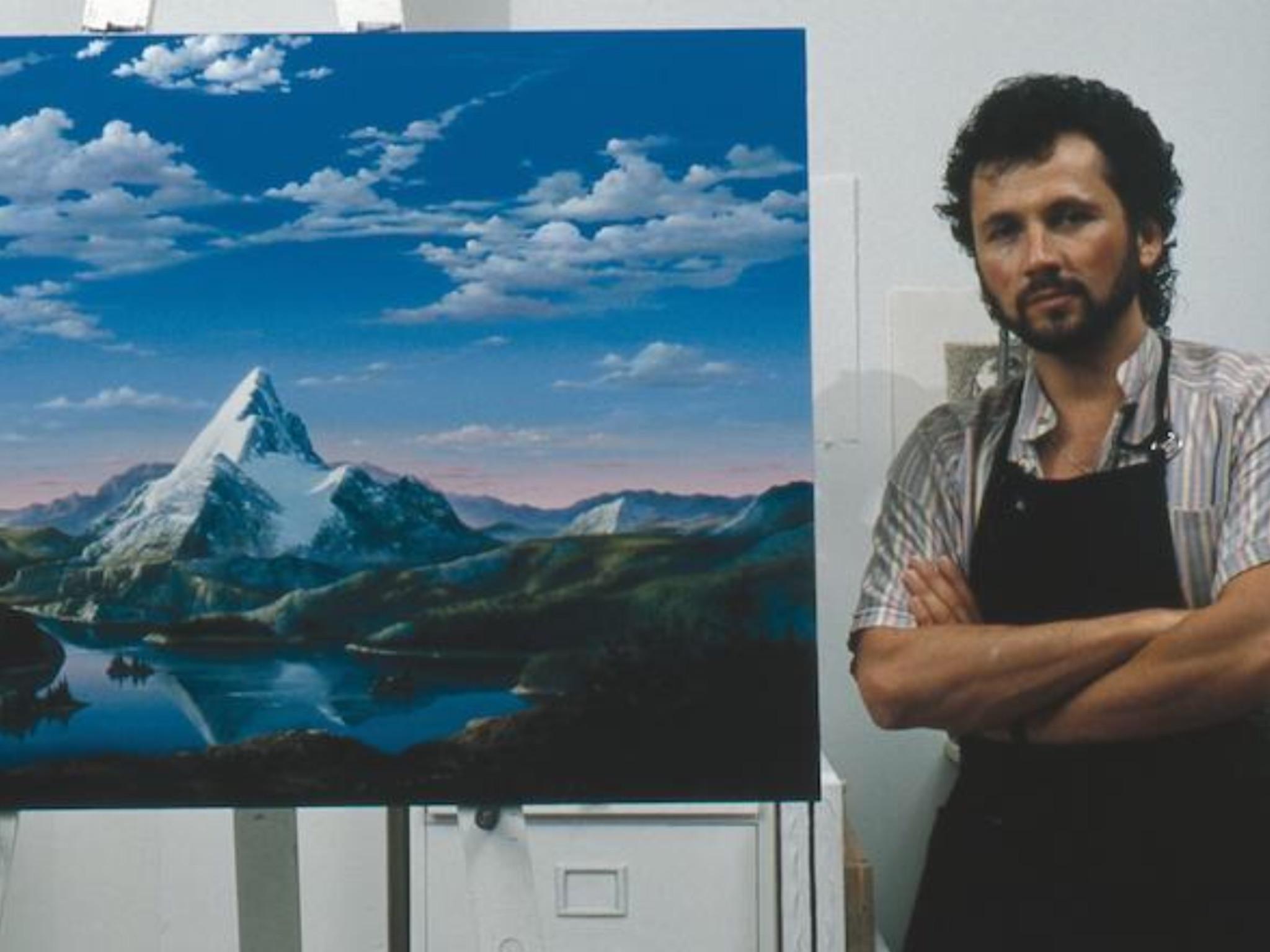 This painting by Dario Campanile was commissioned by Paramount and became the basis for their new logo - 1986.jpg