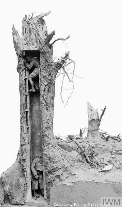 Fake trees were used in WW1 as observation posts.jpg