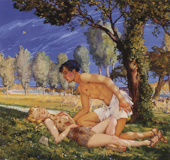 Дафнис и Хлоя. Константин Сомов.jpg