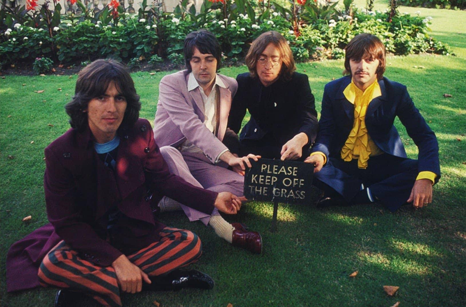 Beatles on the grass (1960s).jpg