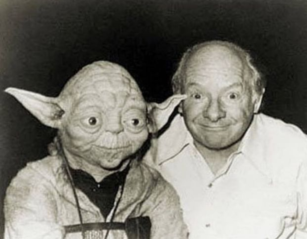 Stuart Freeborn the creator of Yoda, late 1970s. I made Yoda's face based on mine.png