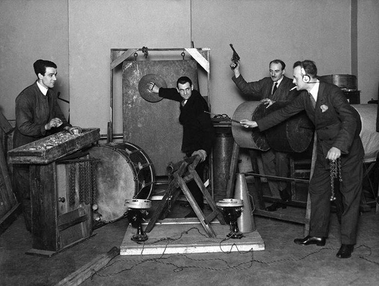 BBC Sound Effects department, 1927.jpg