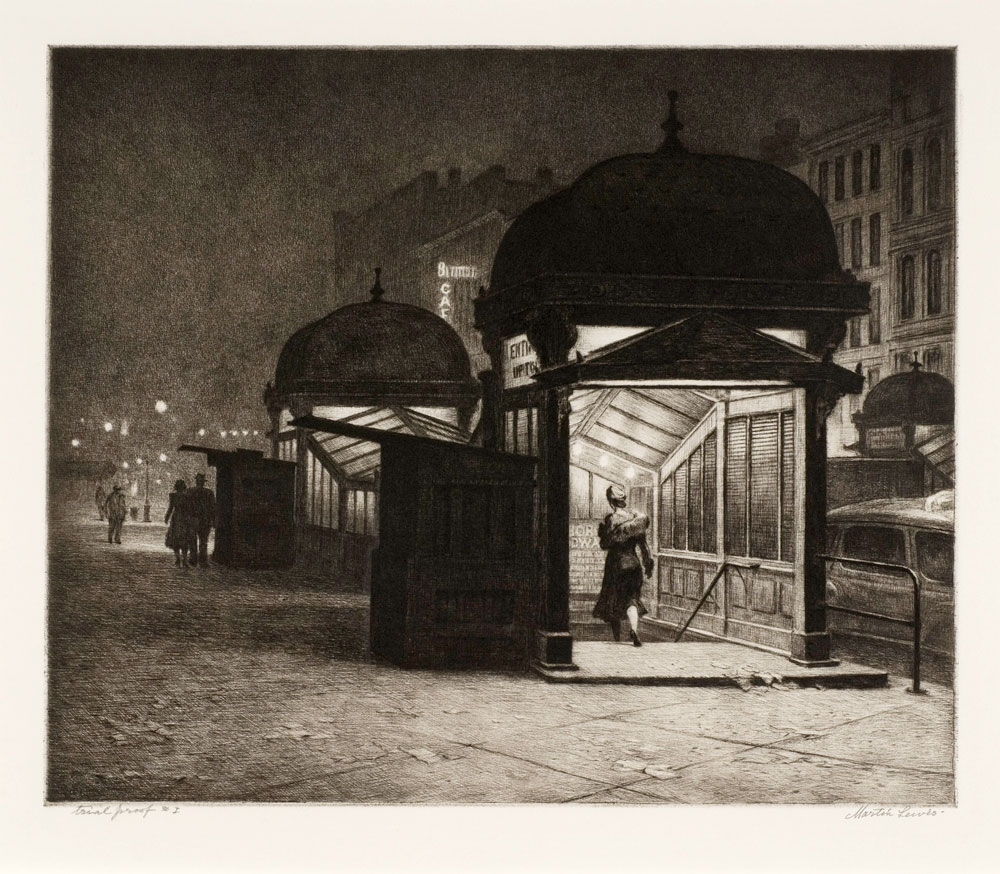 Martin Lewis – Late Traveler – 1949.jpg