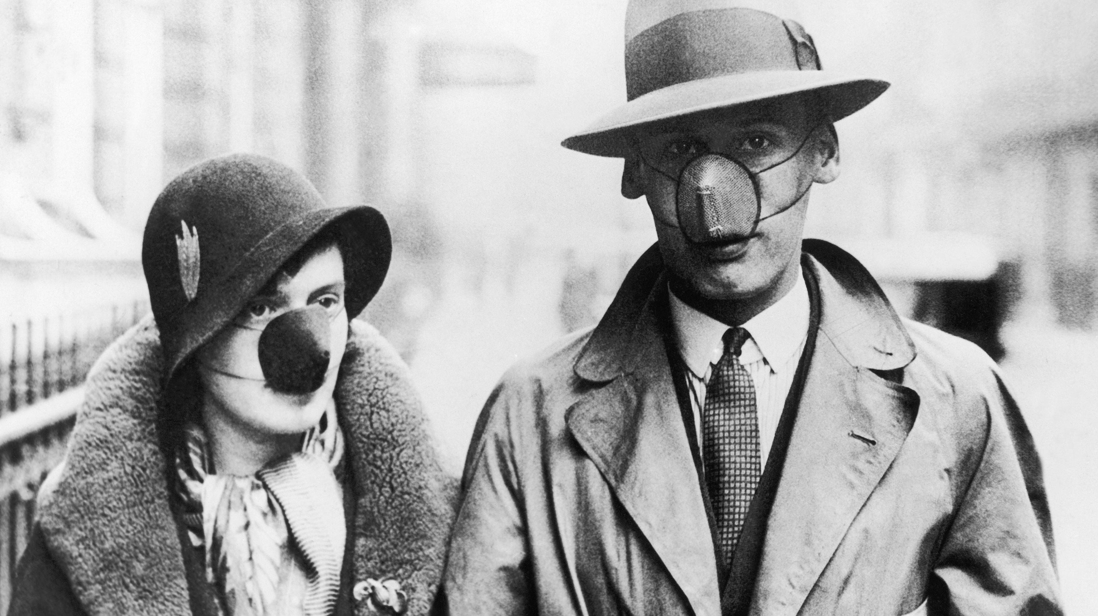 London battling the flu (1930s).jpg