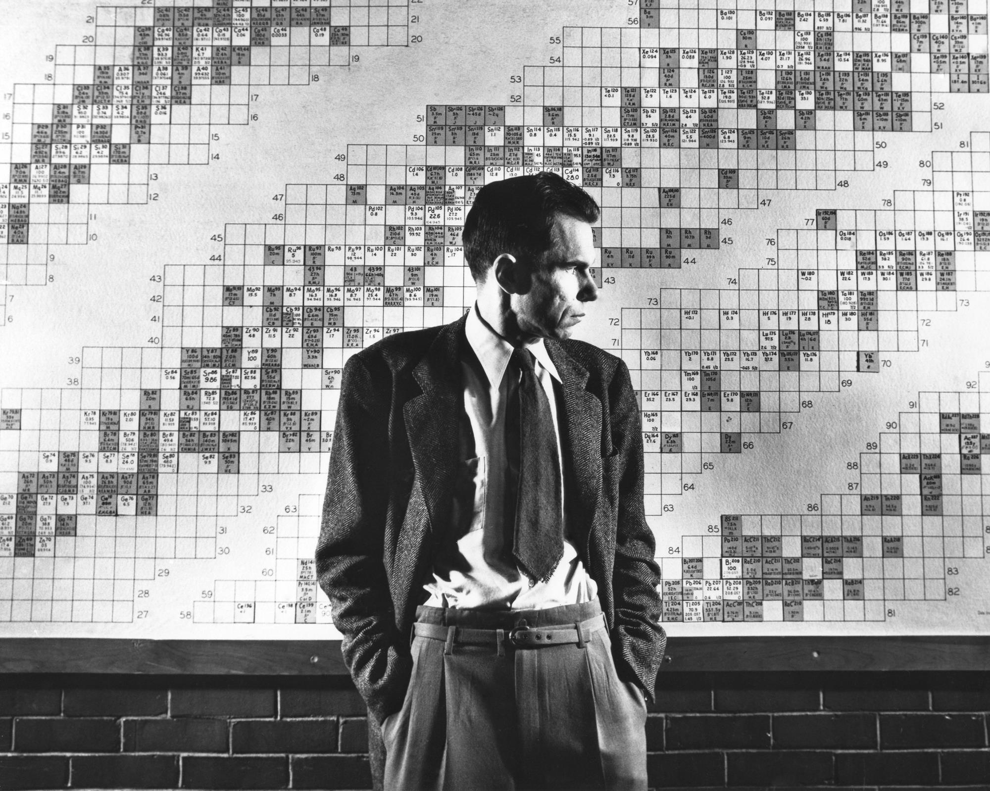 Glenn Seaborg, Nobel prize winner and discoverer of plutonium, circa 1950.jpg