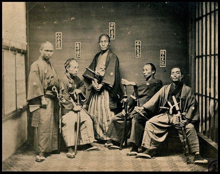 Samurai squad, late 1800s.jpg