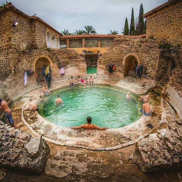 A Roman bathhouse still in use after 2,000 years in Khenchela, Algeria.png