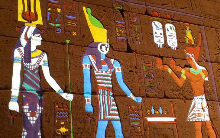 The colours in hieroglyphics before they faded over time.jpg