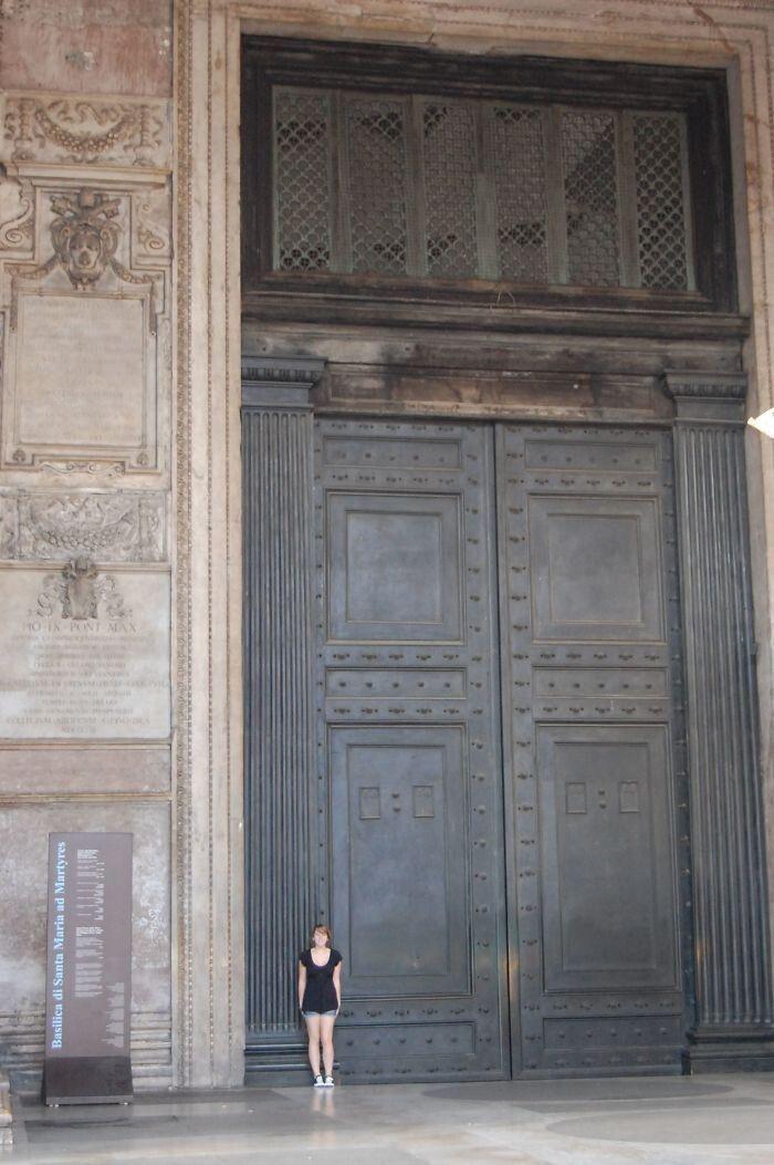 The oldest doors in Rome, dating back to 115 AD.jpg