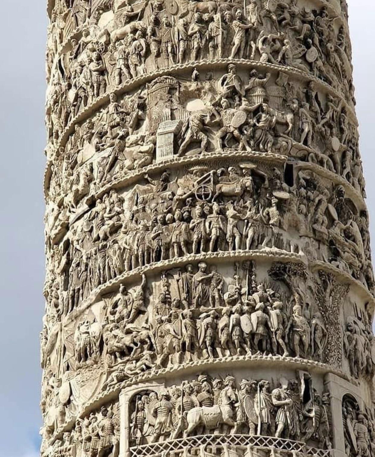 The level of detail on the Column of Marcus Aurelius in Rome which was completed around AD 193.jpg