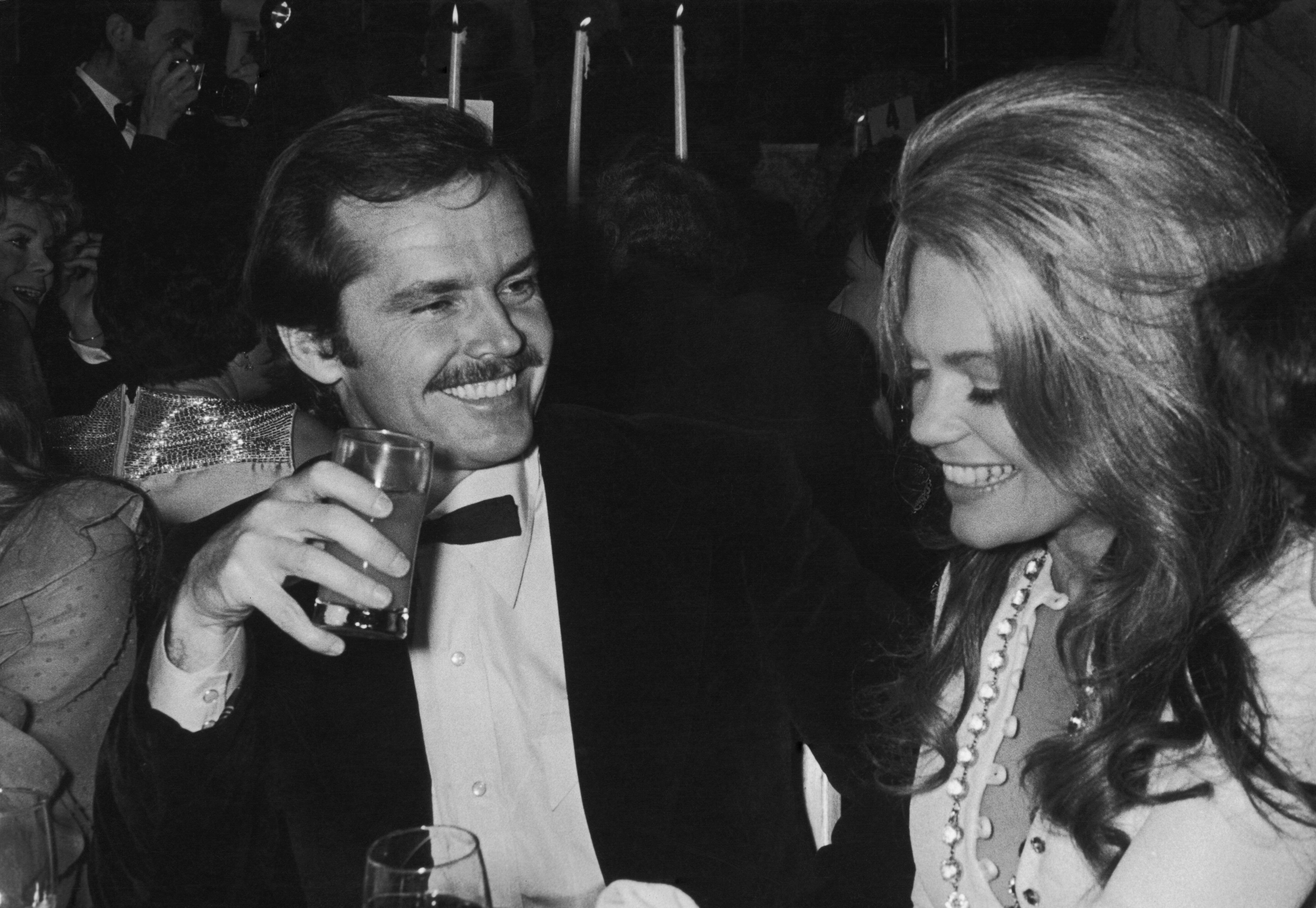 Jack Nicholson and actress Dyan Cannon enjoying themselves, 1975.jpg