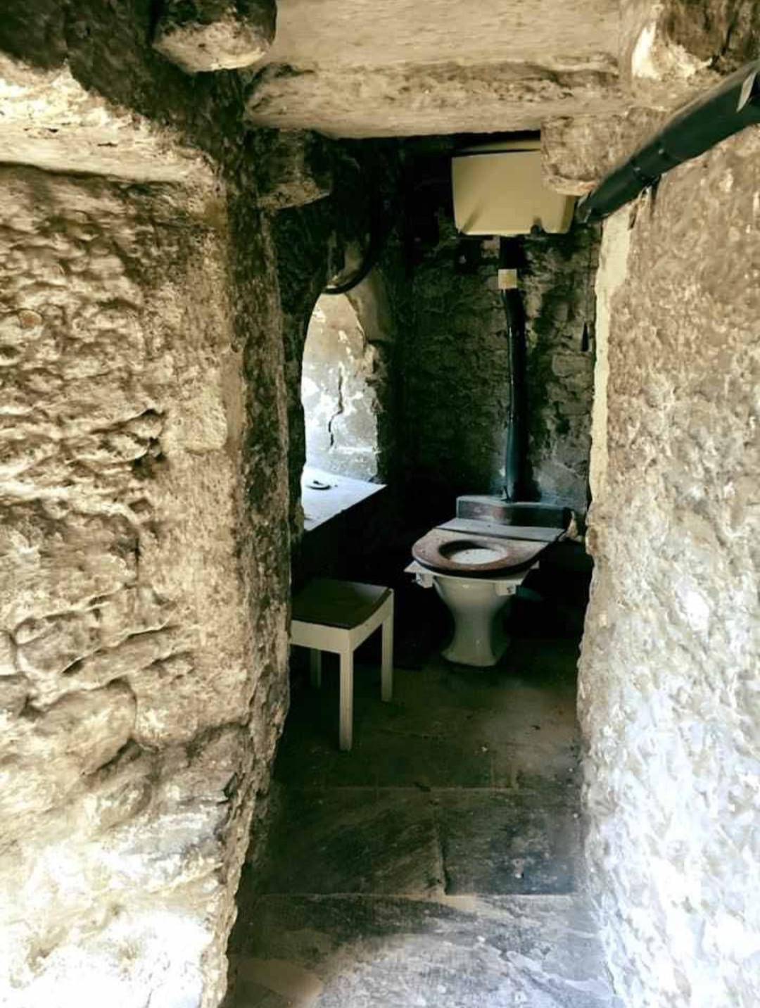 This room in the Tower of London was a cell for Adolf Hitler upon his capture during WW2. The toilet was installed purely because of his human rights.jpg