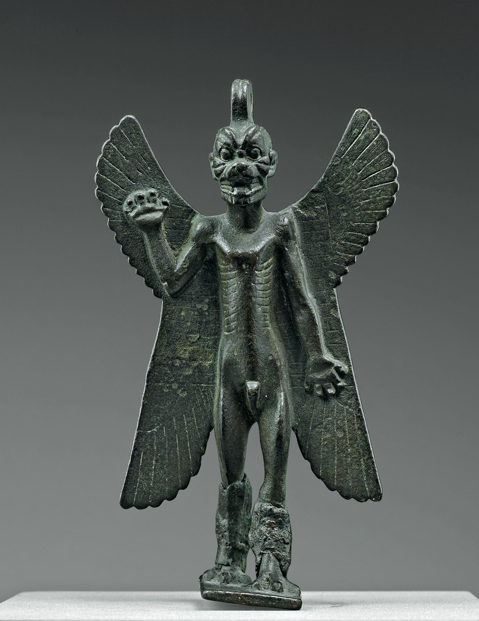 Statuette of the demon Pazuzu, Mesopotamia, 8th-7th BCE.jpg