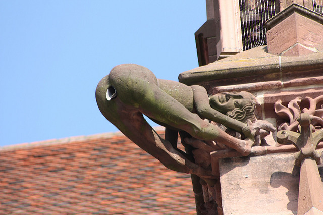 This gargoyle in Freiburg, Germany.jpg