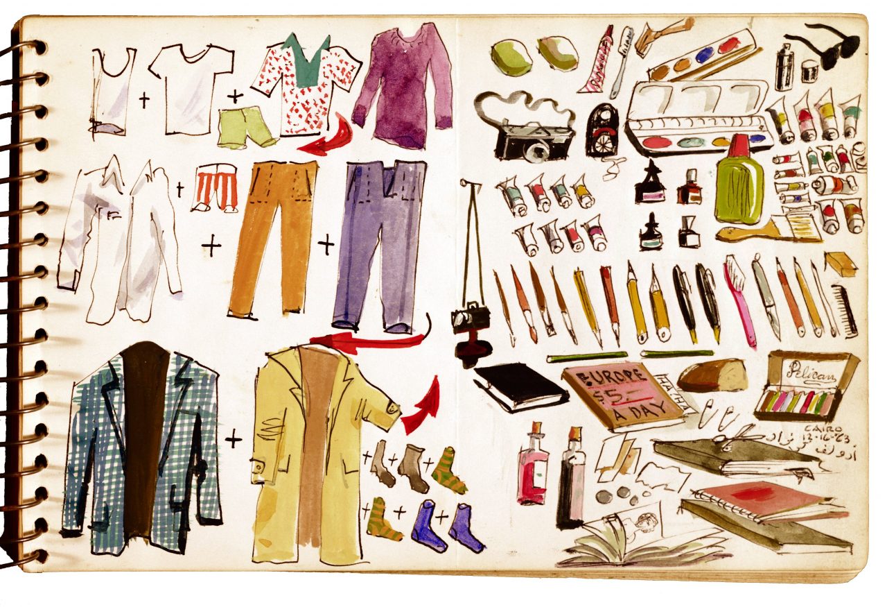 Adolf Konrad, packing list, 1962–63.jpeg