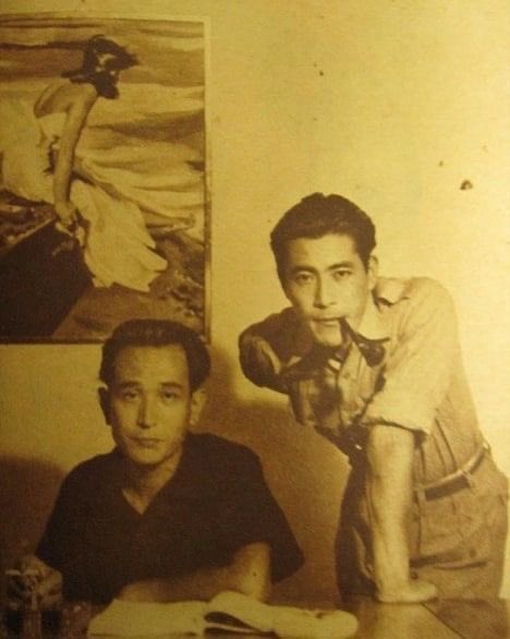 Akira Kurosawa and Toshiro Mifune, 1950s.jpg