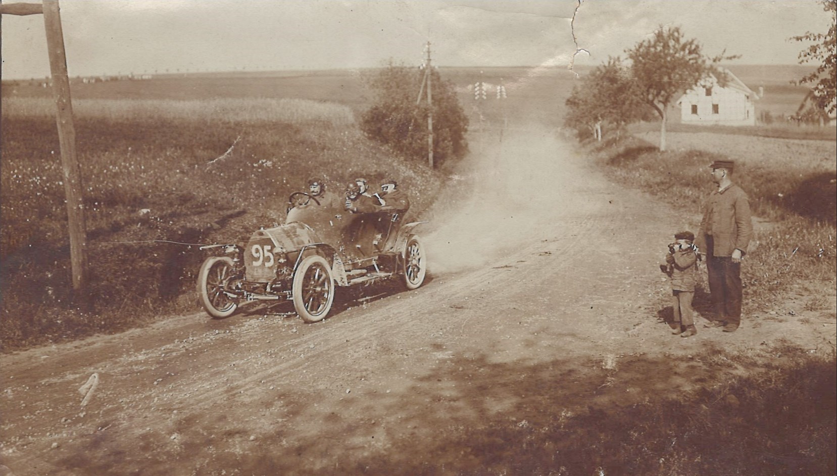 My great grandfather at a rally in 1910.jpg