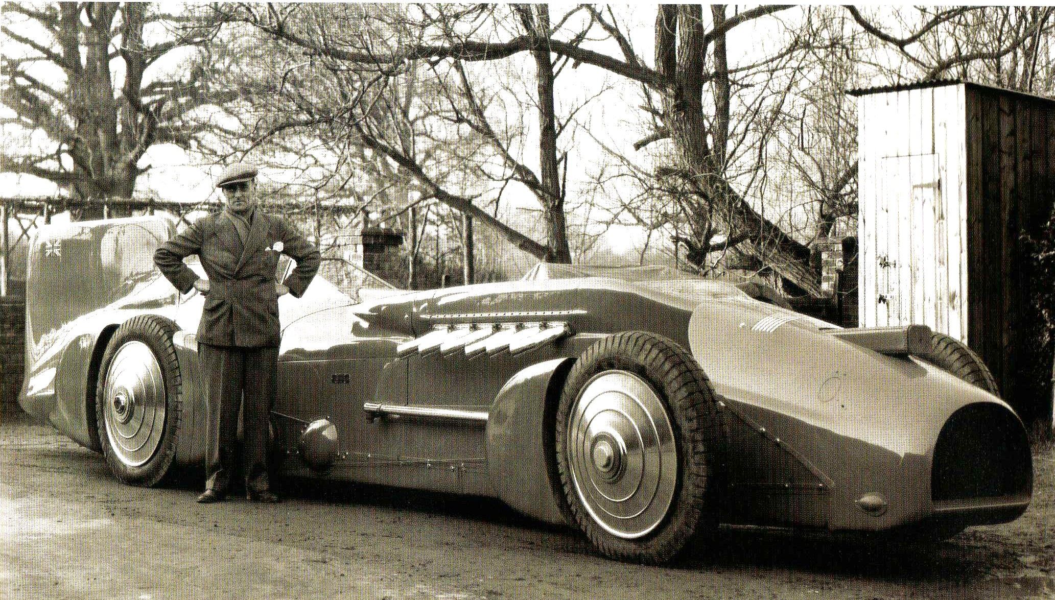 Sir Malcolm Campbell exceeds 300 mph. 1935.jpg