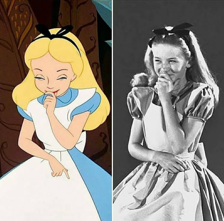 Kathryn Beaumont the live action model for Disney's Alice in wonderland.png