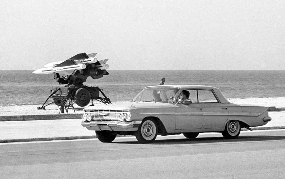 US Army anti-aircraft missiles installed in Key West, Florida, on October 27, 1962. The Cuban missile crisis.jpg