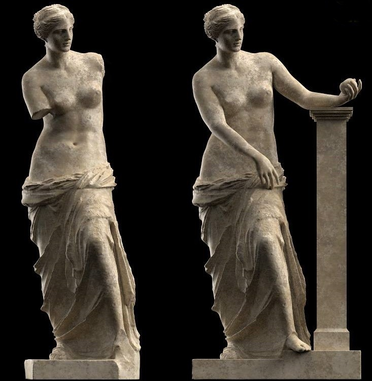 Digital restoration of how could be Venus of Millo arm's.png