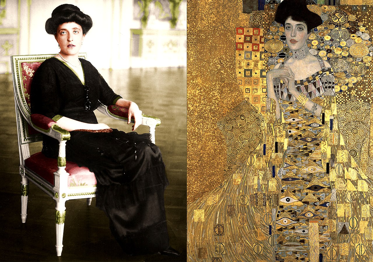 Adele Bloch-Bauer, the muse behind Gustav Klimt's famous 1907 painting.jpg