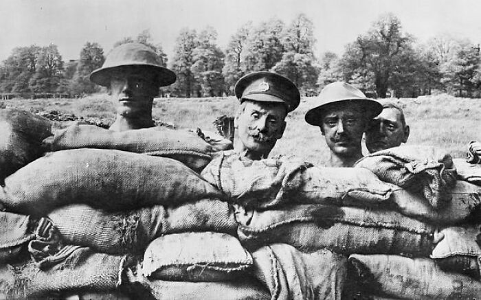 Some Paper Mache Heads From The First World War.jpg