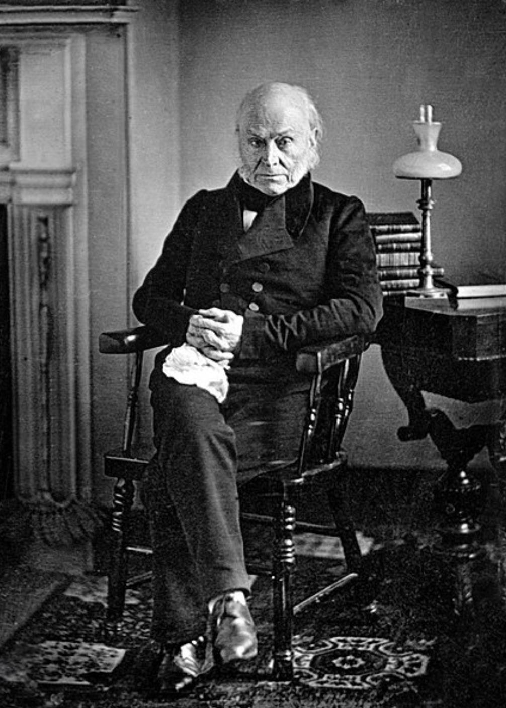 John Quincy Adams - 6th POTUS and the first photo of a POTUS ever taken (1843).jpg