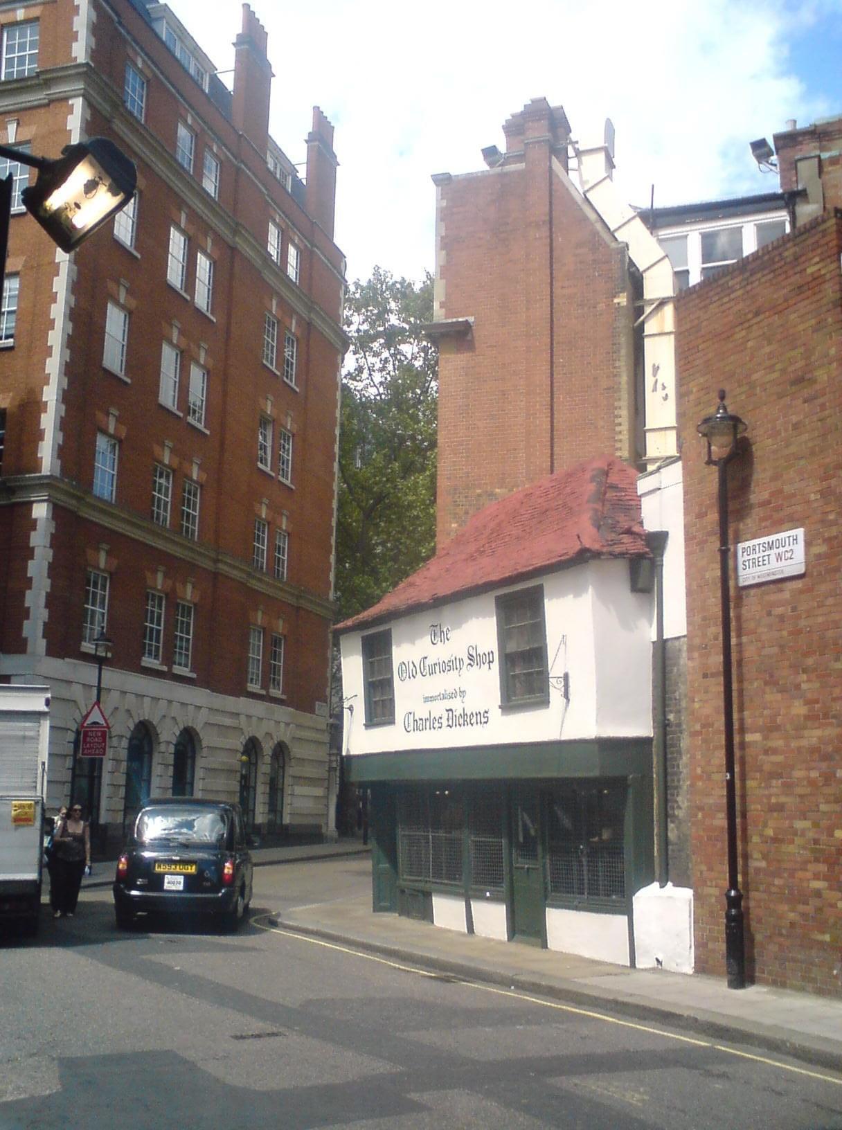 The Old Curiosity Shop made famous by Charles Dickens in 1841 actually exists in London, and has been a shop for almost five hundred years.jpg