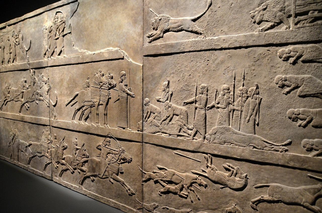 The Ashurbanipal Lion Hunt. Rm. 10, Brit. Mus..jpg