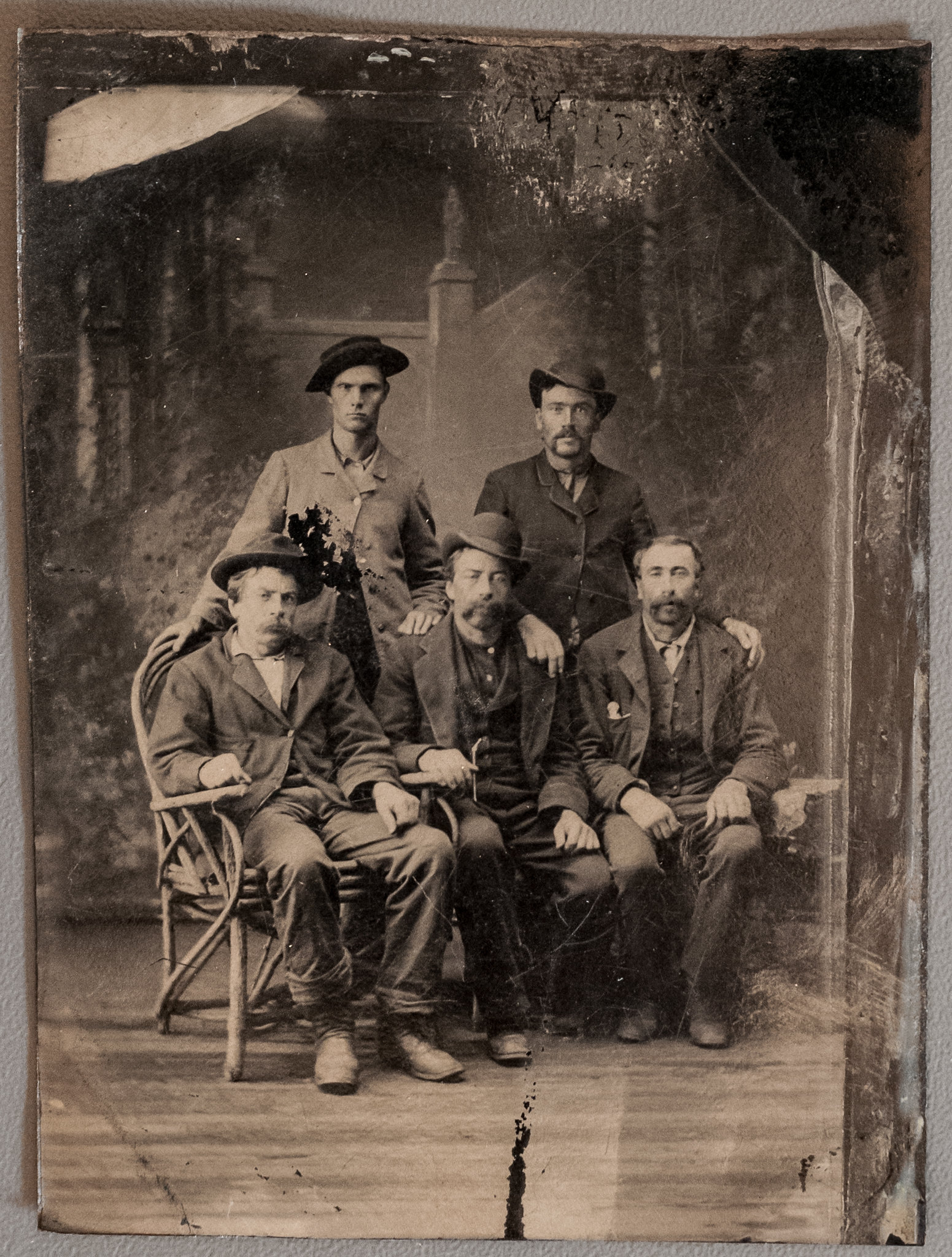 Tintype portrait of five men (pre-1900).jpg