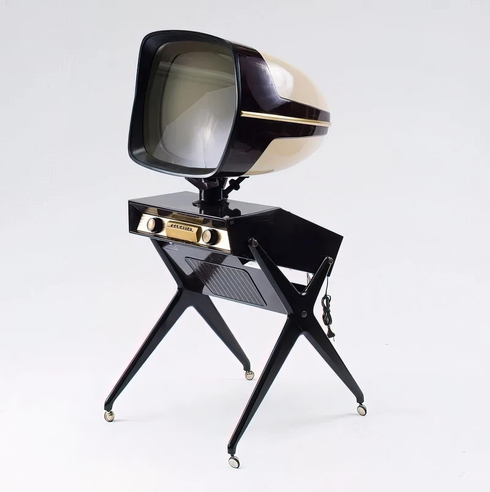 A Teleavia Panoramic III television, designed by Philippe Charbonneaux, 1957.jpg
