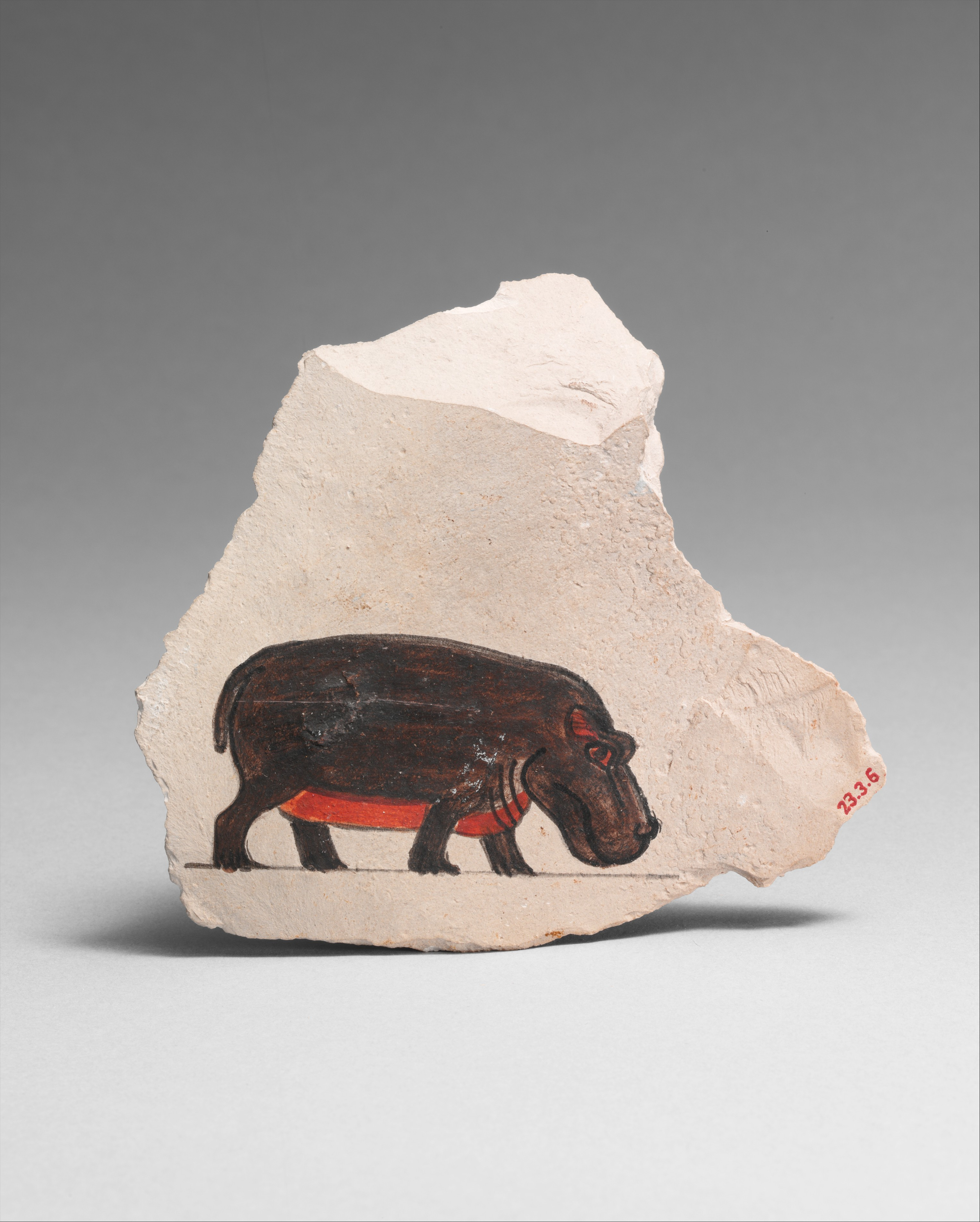 Artist's Painting of a Hippopotamus. New Kingdom, Dynasty 18, Joint reign of Hatshepsut and Thutmose III, ca. 1479–1425 B.C..jpg