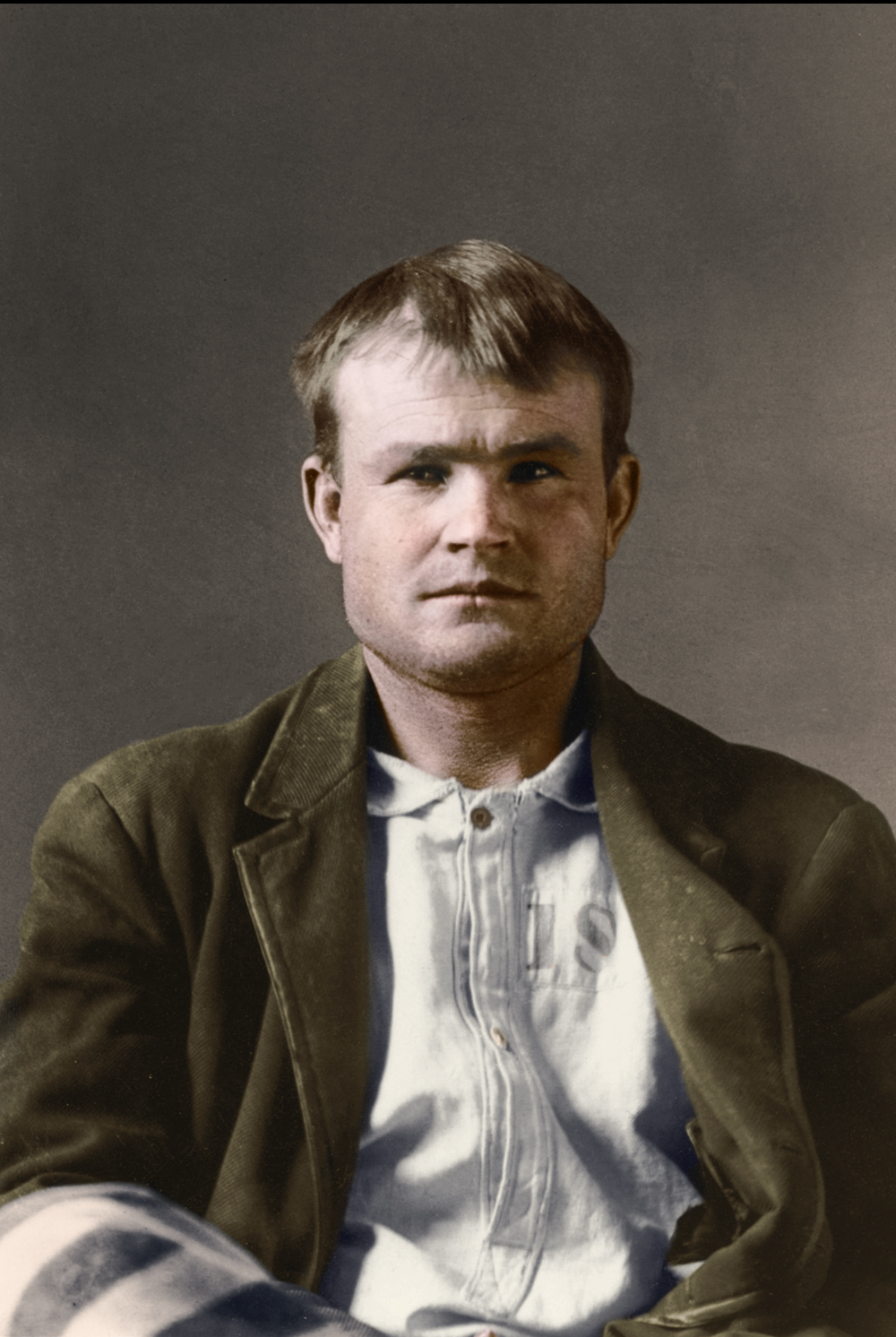 Butch Cassidi - pictured in 1894 - Wyoming Territorial Prison in Laramie, WY - mugshot.jpg