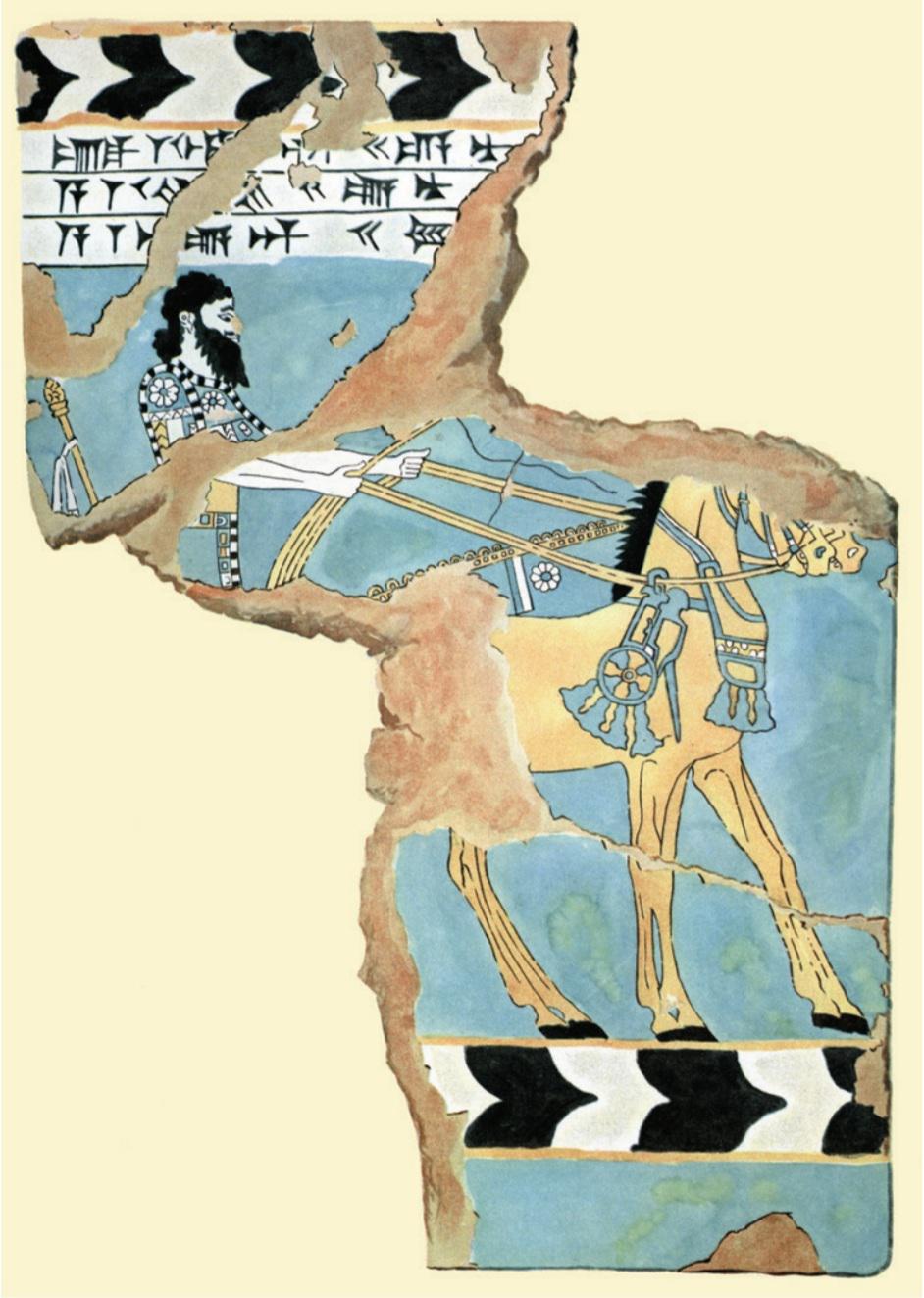 Ancient Assyrian glazed tile depicting Tukulti-Ninurta II, King of Assyria from 891‒884 B.C.E..jpg