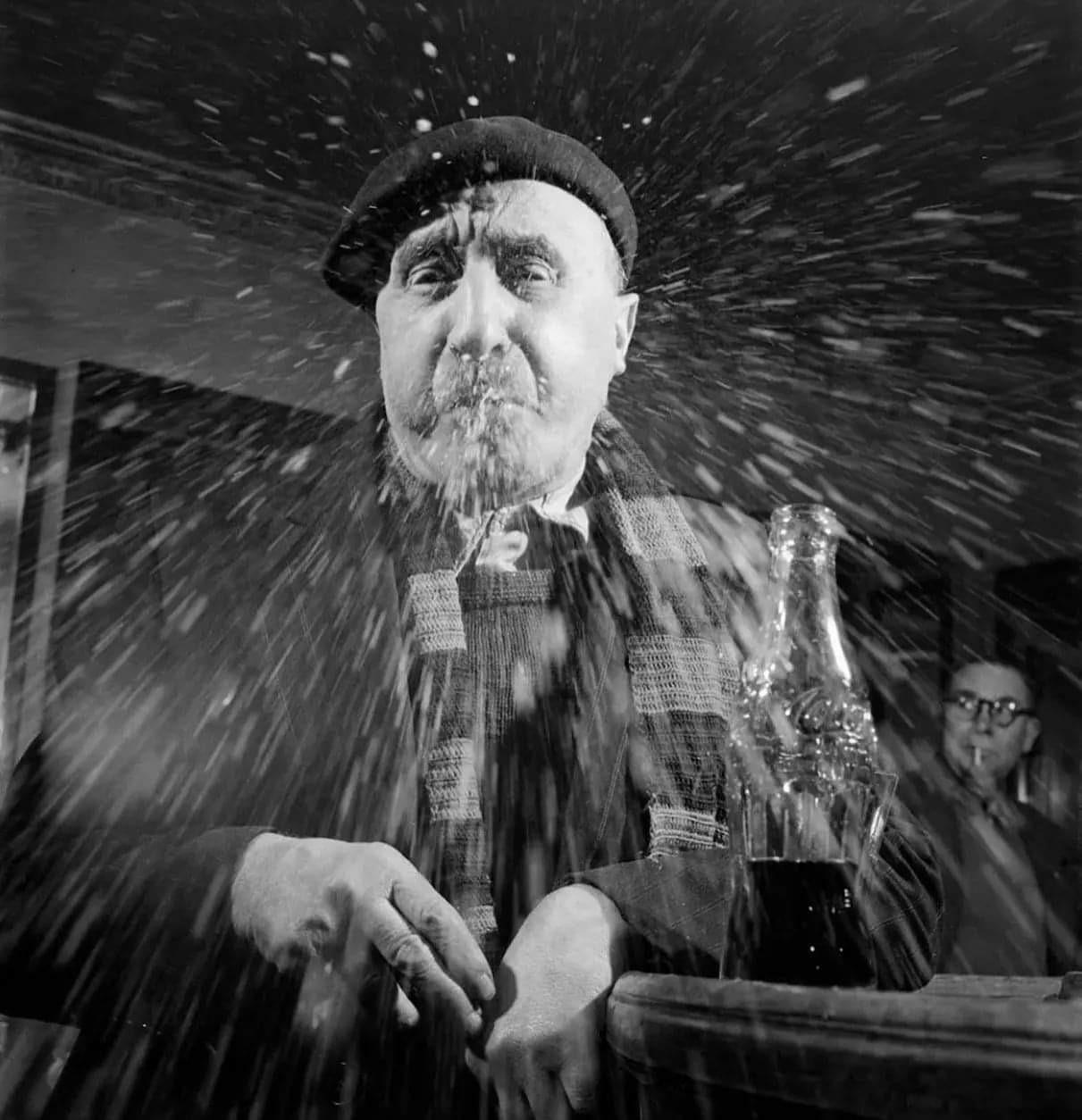 A Frenchman tasting Coca-Cola for the first time, Paris 1950.jpg