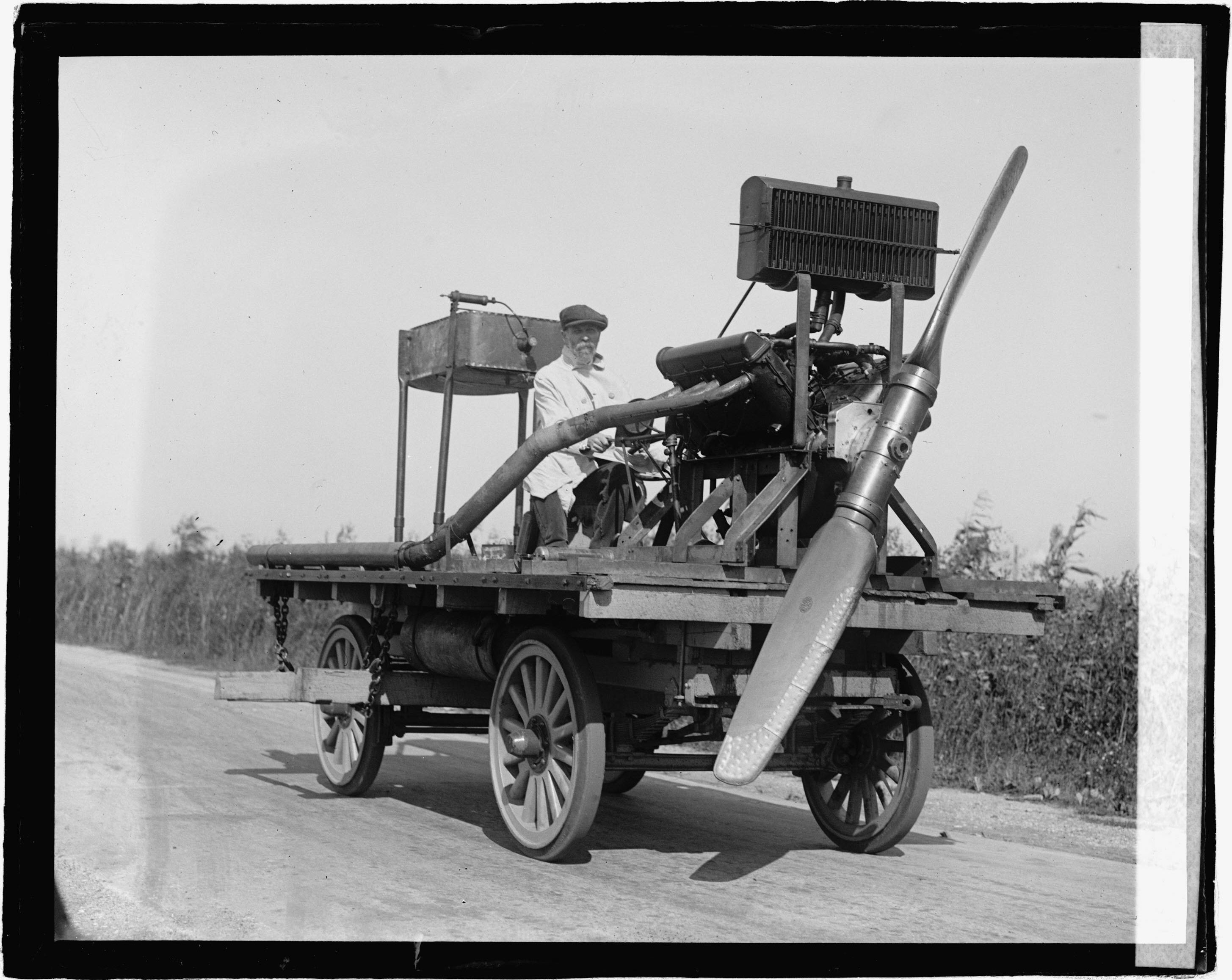 Possibly the most dangerous vehicle on the road in 1922.jpg
