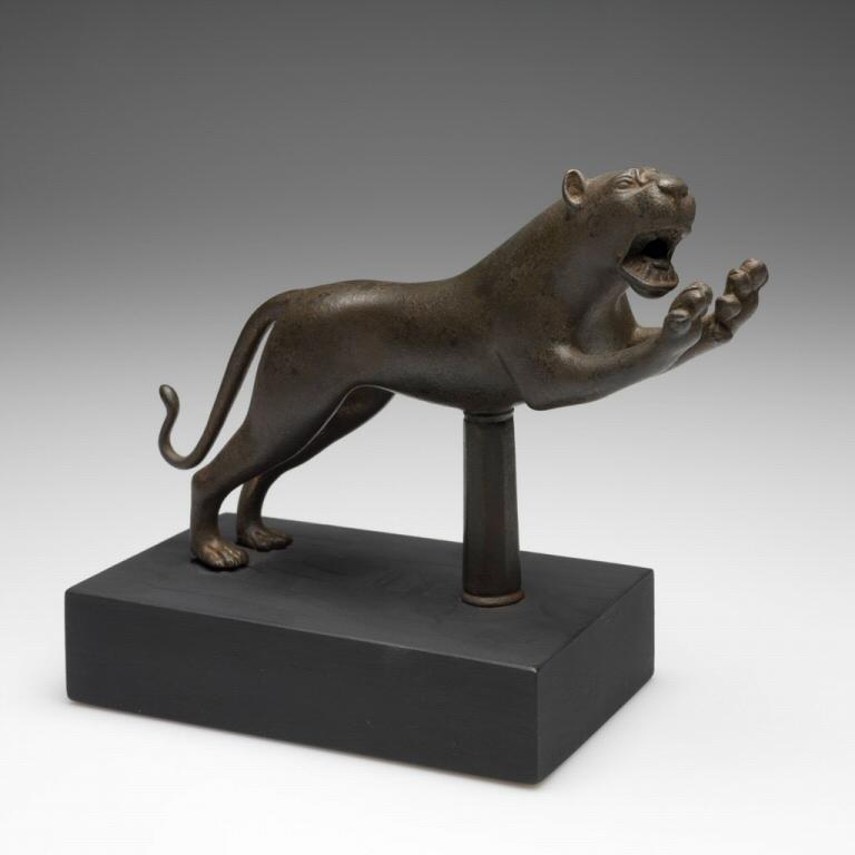 Bronze figurine of a leaping panther. Roman, 1st-3rd century AD.jpg