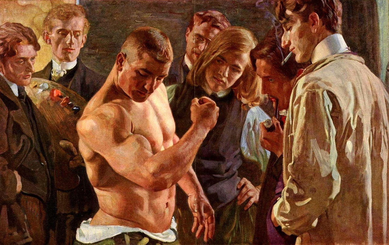 Osmar Schindler - The Artists Model, (1907).png