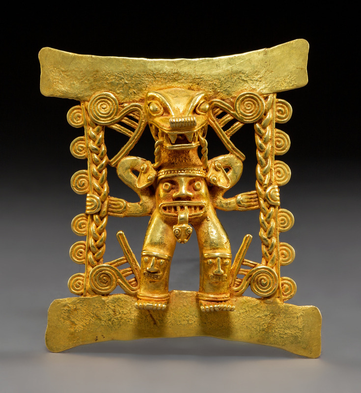 A Large Gold Pendant, Diquis Culture, Costa Rica, c. 700-1400 AD.jpg