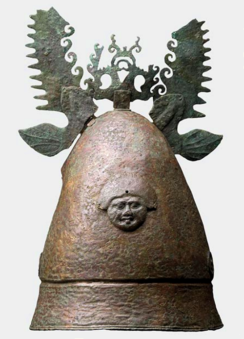 A Greek Pilos bronze Crested Helmet, 4th-3rd century BC.png