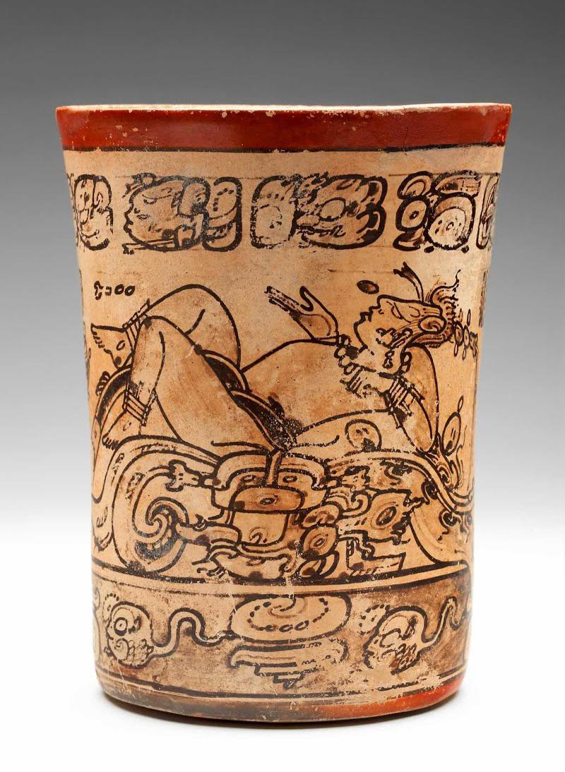 A Maya polychrome vessel in a Codex style. 600-900 CE.jpg
