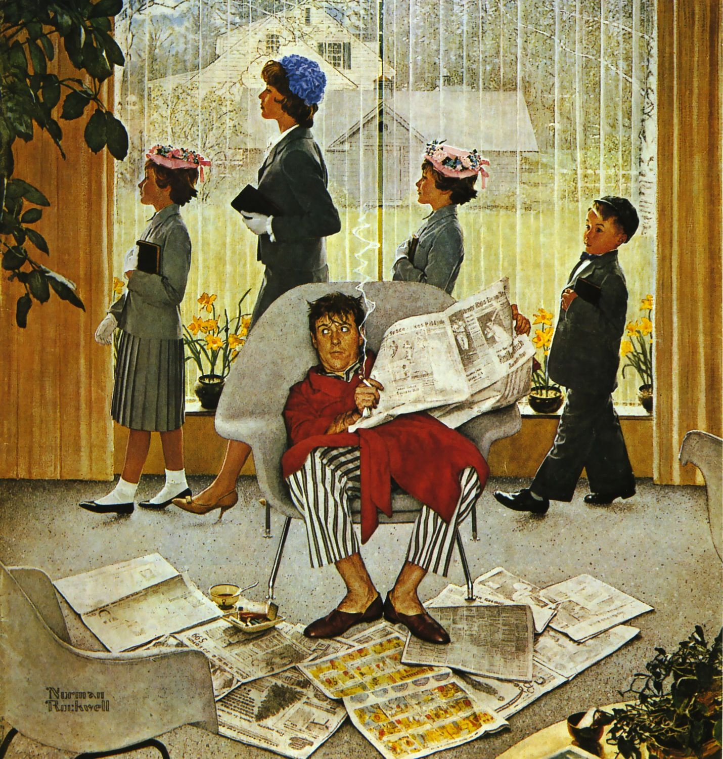 Norman Rockwell - Sunday Morning (1959).png