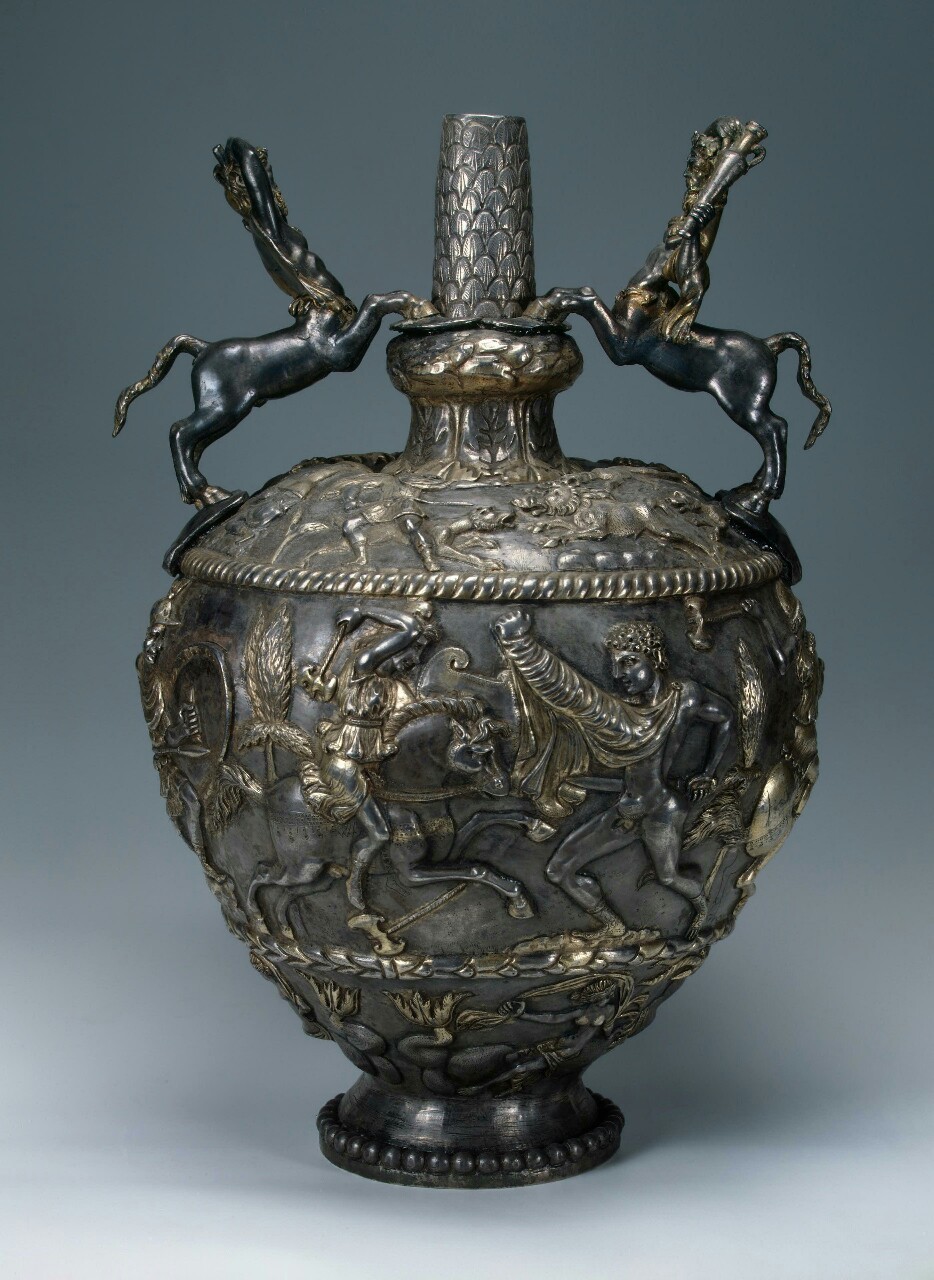 Moldavian silver Amphora. (Romania) 4th century, site - Village of Kontseshty, bank of the River Prut, found in 1812.jpg